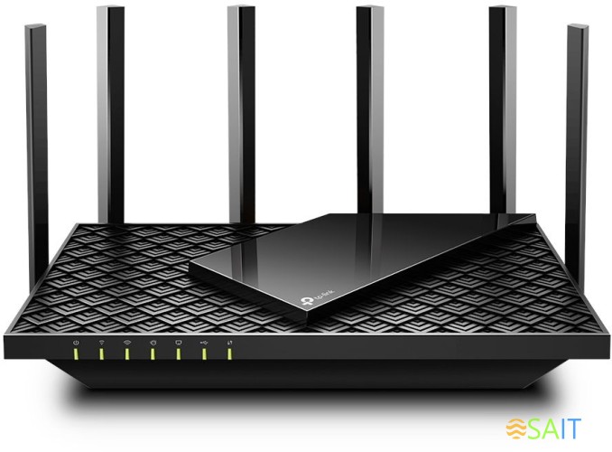 Роутер беспроводной TP-Link Archer AX73 AX5400 10/100/1000BASE-TX черный