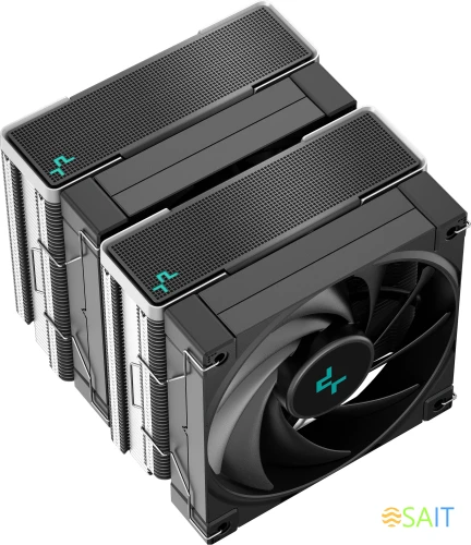 Устройство охлаждения(кулер) Deepcool AK620 Soc-AM5/AM4/1200/1700/1851 черный 4-pin 11-28dB Al+Cu 260W 1456gr Ret (R-AK620-BKNNMT-G)