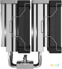 Устройство охлаждения(кулер) Deepcool AK620 Soc-AM5/AM4/1200/1700/1851 черный 4-pin 11-28dB Al+Cu 260W 1456gr Ret (R-AK620-BKNNMT-G)