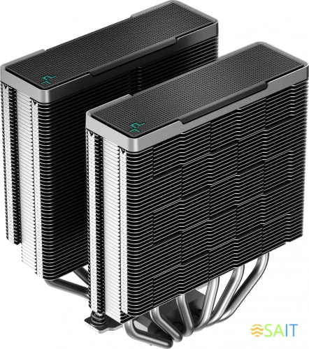 Устройство охлаждения(кулер) Deepcool AK620 Soc-AM5/AM4/1200/1700/1851 черный 4-pin 11-28dB Al+Cu 260W 1456gr Ret (R-AK620-BKNNMT-G)