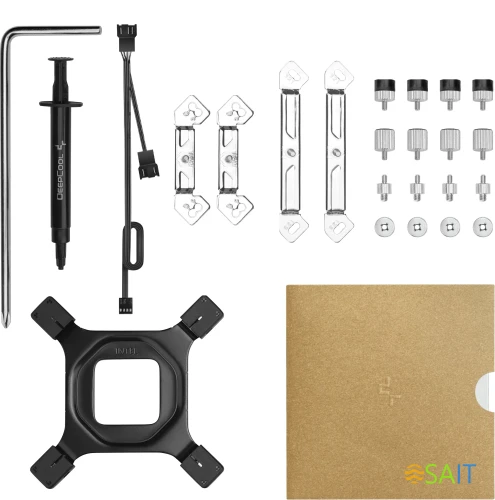 Устройство охлаждения(кулер) Deepcool AK620 Soc-AM5/AM4/1200/1700/1851 черный 4-pin 11-28dB Al+Cu 260W 1456gr Ret (R-AK620-BKNNMT-G)