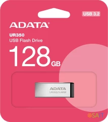 Флеш Диск A-Data 128GB UR350 UR350-128G-RSR/BK USB3.2 серебристый/черный