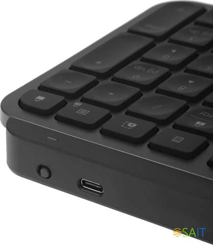 Клавиатура Logitech MX Keys S графитовый/черный USB беспроводная BT/Radio LED (920-011600)