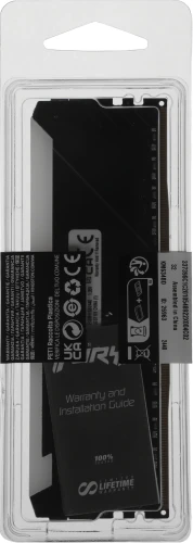 Память DDR4 32GB 3600MHz Kingston KF436C18BB2A/32 Fury Beast RGB RTL Gaming PC4-28800 CL18 DIMM 288-pin 1.35В single rank с радиатором Ret