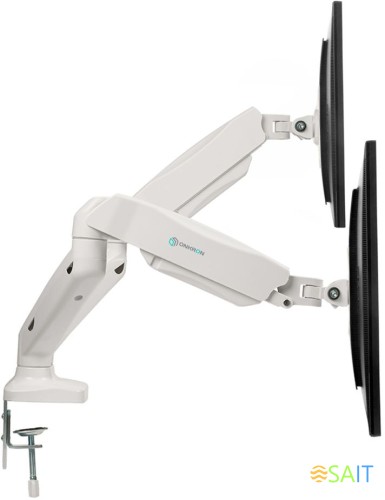 Кронштейн для мониторов Onkron G160W белый 13"-32" макс.16кг настольный поворот и наклон верт.перемещ.