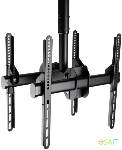 Кронштейн для телевизора Arm Media LCD-1750 черный 26"-65" макс.90кг потолочный поворот и наклон