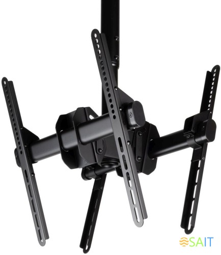 Кронштейн для телевизора Arm Media LCD-1750 черный 26"-65" макс.90кг потолочный поворот и наклон