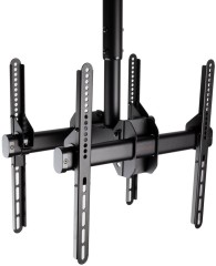 Кронштейн для телевизора Arm Media LCD-1750 черный 26"-65" макс.90кг потолочный поворот и наклон