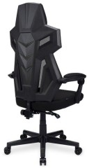 Кресло игровое Оклик 111G черный сиденье черный сетка/ткань с подголов. крестов. пластик черный