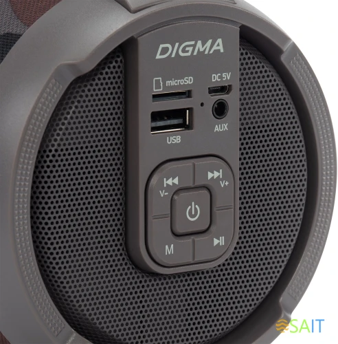 Колонка порт. Digma D-PS1520 камуфляж/камуфляж 16W 1.0 BT 10м 1500mAh (SP1520C)