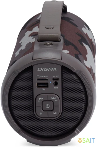 Колонка порт. Digma D-PS1520 камуфляж/камуфляж 16W 1.0 BT 10м 1500mAh (SP1520C)