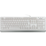 Клавиатура A4Tech FK10 белый/серый USB (FK10 WHITE) каб.:1.5м A4Tech FK10 WHITE