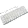 Клавиатура A4Tech FK10 белый/серый USB (FK10 WHITE) каб.:1.5м A4Tech FK10 WHITE