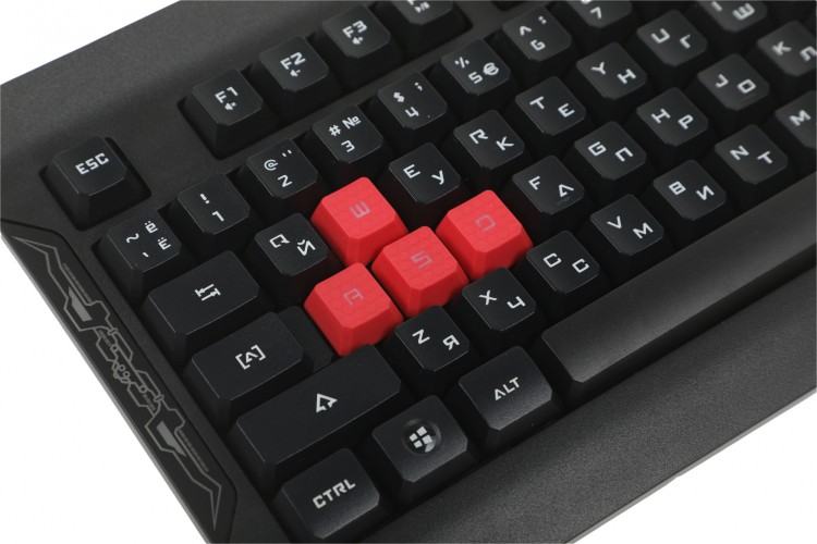 Клавиатура A4Tech Bloody Q100 черный USB Multimedia for gamer (Q100 USB)