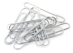 Скрепки Silwerhof никель 50мм (упак.:50шт) картонная коробка