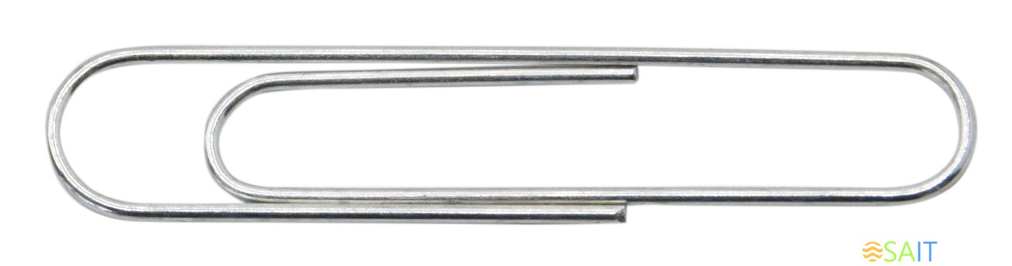 Скрепки Silwerhof никель 50мм (упак.:50шт) картонная коробка