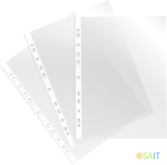 Папка-вкладыш Бюрократ СуперЛюкс -100G/25 глянцевые A4+ 100мкм (упак.:25шт)