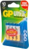 Батарея GP Ultra Plus Alkaline 24AUPNEW-2CR4 AAA (4шт) блистер