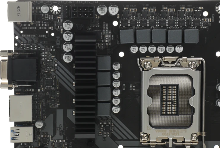 Материнская плата Gigabyte B760M DS3H DDR4 Soc-1700 Intel B760 4xDDR4 mATX AC`97 8ch(7.1) 2.5Gg RAID+VGA+HDMI+DP