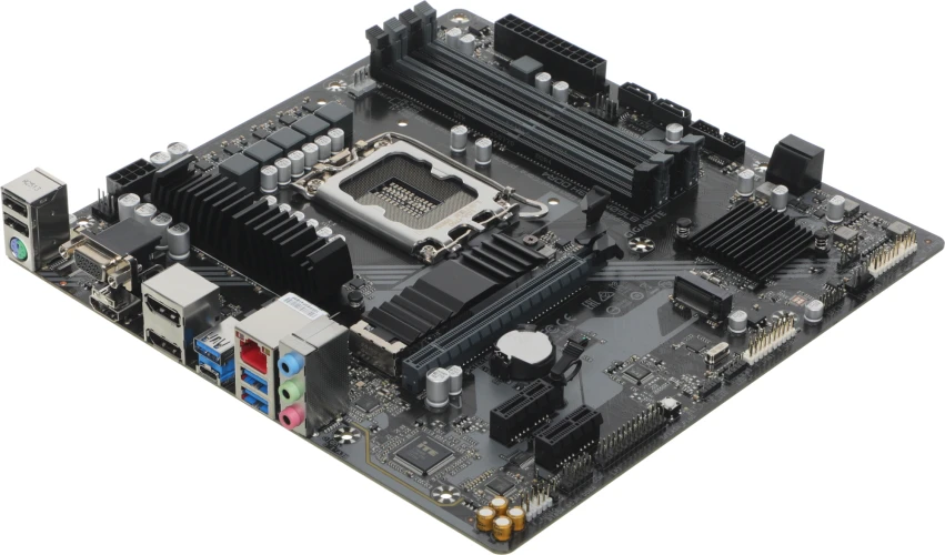 Материнская плата Gigabyte B760M DS3H DDR4 Soc-1700 Intel B760 4xDDR4 mATX AC`97 8ch(7.1) 2.5Gg RAID+VGA+HDMI+DP