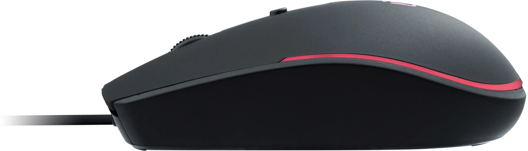 Мышь Оклик 100M черный оптическая 1600dpi USB для ноутбука 4but (1909417)