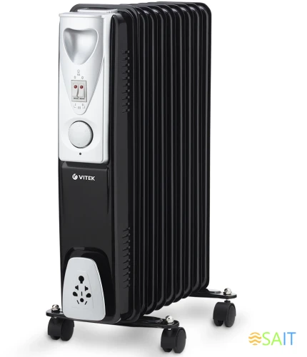 Радиатор масляный Vitek VT-1718 2000Вт черный