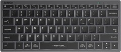 Клавиатура A4Tech Fstyler FX61 серый USB slim LED (FX61 GREY)