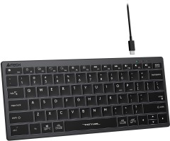 Клавиатура A4Tech Fstyler FX61 серый USB slim LED (FX61 GREY)