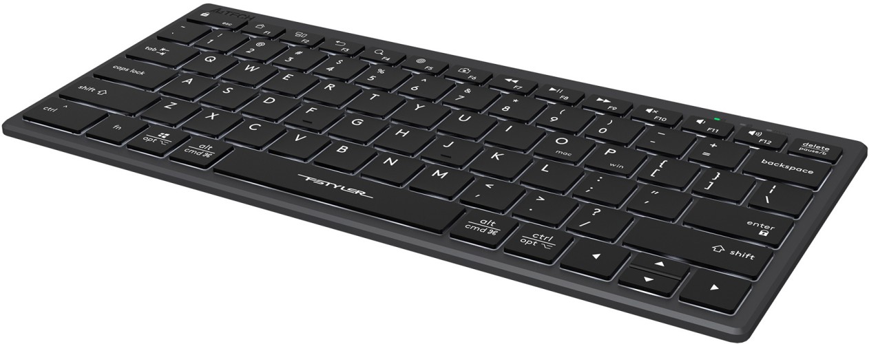 Клавиатура A4Tech Fstyler FX61 серый USB slim LED (FX61 GREY)