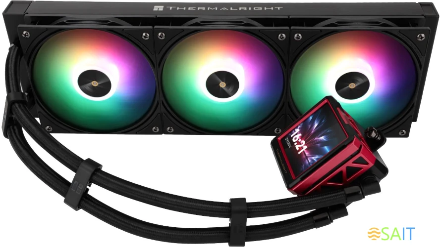 Система водяного охлаждения Thermalright Frozen Warframe ULTRA 360 ARGB Soc-AM5/AM4/1151/1200/2066/2011/1700 черный 4-pin 29.6dB Al LCD Ret (F-WFRAME-ULT-360-BL-ARGB)