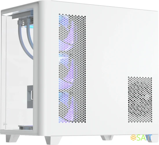 Корпус Formula Crystal U2 белый без БП ATX 1xUSB2.0 1xUSB3.0 1xUSB3.1 audio bott PSU