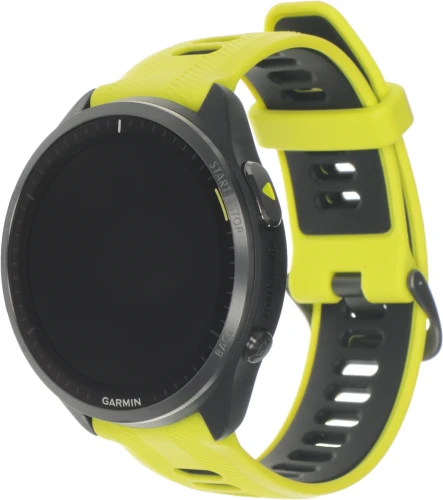 Смарт-часы Garmin Forerunner 965 47мм 1.4" AMOLED корп.черный рем.черный/желтый разм.брасл.:135-205мм (010-02809-12)