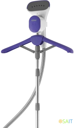 Отпариватель напольный Kitfort КТ-990 1580Вт белый/синий