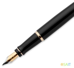 Ручка перьев. Waterman Expert 3 (CWS0951640) Black Laque GT F сталь подар.кор.
