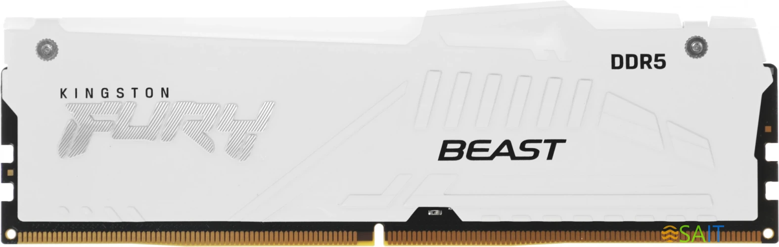Память DDR5 16GB 6000MHz Kingston KF560C36BWE2A-16 Fury Beast White Expo RGB RTL PC5-48000 CL36 DIMM 288-pin 1.35В dual rank с радиатором Ret