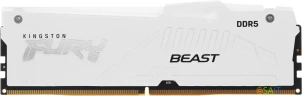 Память DDR5 16GB 6000MHz Kingston KF560C36BWE2A-16 Fury Beast White Expo RGB RTL PC5-48000 CL36 DIMM 288-pin 1.35В dual rank с радиатором Ret