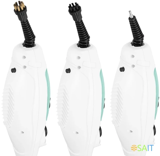 Швабра паровая Kitfort КТ-3920 1300Вт белый/голубой