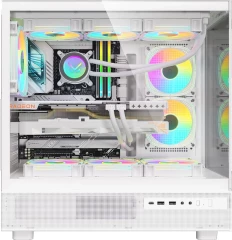 Корпус Formula Crystal Z8 белый без БП ATX 9x120mm 6x140mm 1xUSB3.0 audio bott PSU