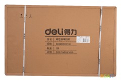 Доска стеклянная Deli 8735B стеклянная белый 60x90см стекло магнитный 4 магнита/2 маркера/стиратель