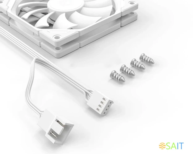 Вентилятор для корпуса ID-Cooling TF-9215-W 90х90x15 белый 4-pin 35.2дБ Ret