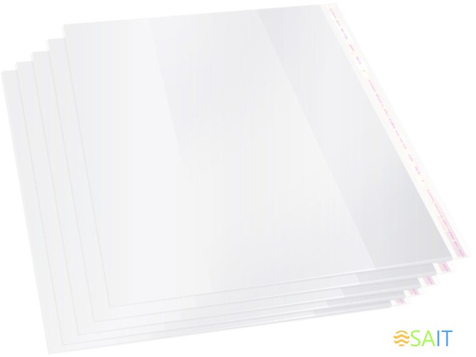 Обложка Silwerhof 382155 Монстрики для учебника с липк.сл. (набор 5шт) ПП 70мкм гладкая прозр. 280х450мм