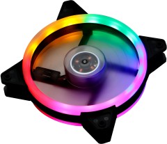 Вентилятор для корпуса Digma DFAN-FRGB3 RGB 120х120x25 черный 3-pin 4-pin (Molex) 23дБ Ret