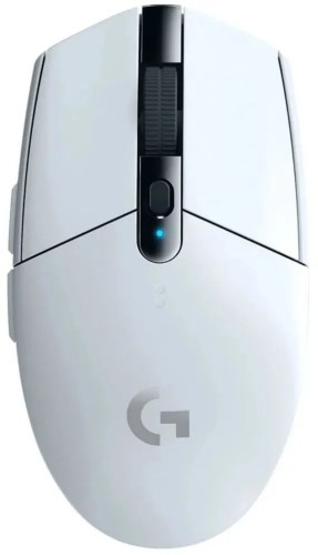 Мышь Logitech G304 Lightspeed белый оптическая 12000dpi беспров. USB 5but (910-005295)