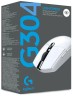 Мышь Logitech G304 Lightspeed белый оптическая 12000dpi беспров. USB 5but (910-005295)