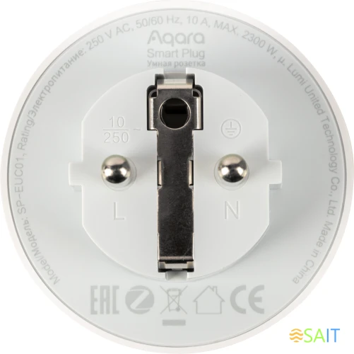 Умная розетка Aqara Smart Plug EU белый (SP-EUC01)
