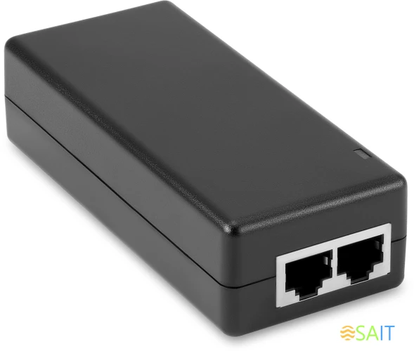 Инжектор PoE Digma DNP30W48GTAP 10/100/1000BASE-T 30Вт 100-240В(АС)