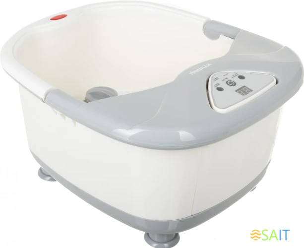 Гидромассажная ванночка для ног Hyundai H-FB4555 420Вт белый/серый