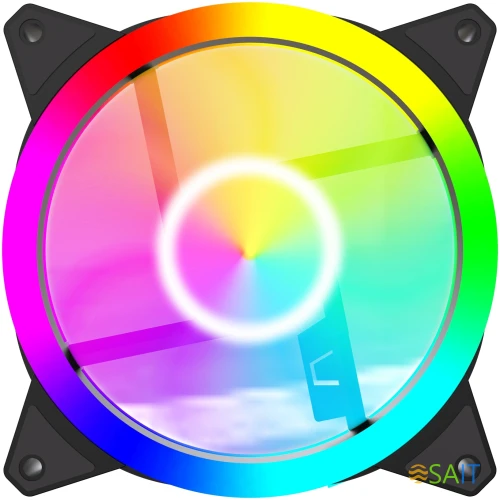 Вентилятор для корпуса Bloody BD-CF120ARGB4 ARGB 120х120x25 черный 4-pin 26дБ (BD-CF120ARGB4-BK) Ret