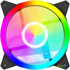 Вентилятор для корпуса Bloody BD-CF120ARGB4 ARGB 120х120x25 черный 4-pin 27дБ (BD-CF120ARGB4-BK) Ret
