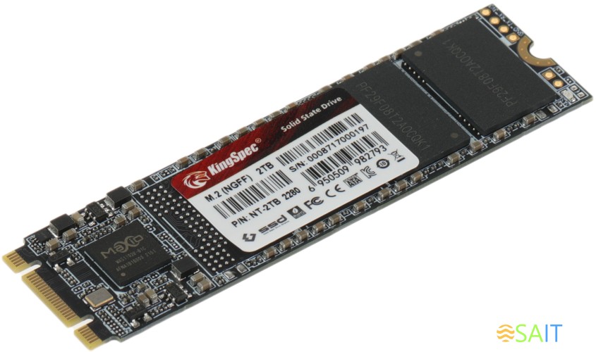 Накопитель SSD Kingspec SATA-III 2TB NT-2TB M.2 2280